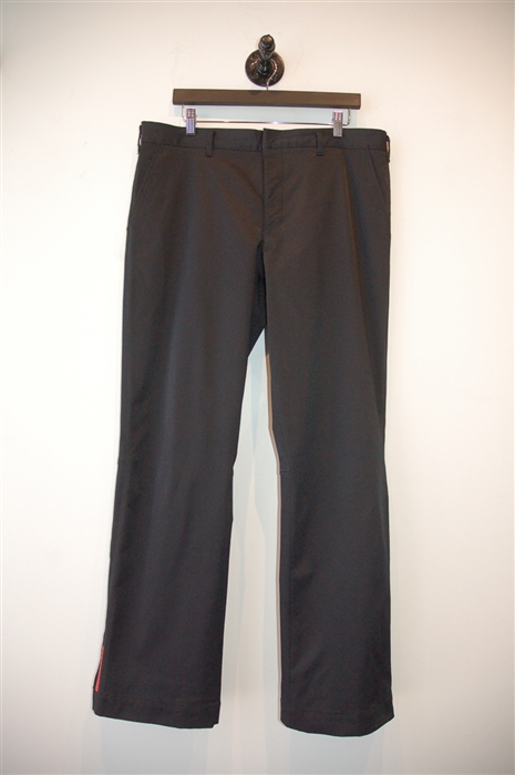 Basic Black Prada Trousers, size 36