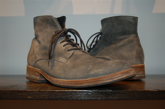 Dark Smoke All Saints Ankle Boot, size 9
