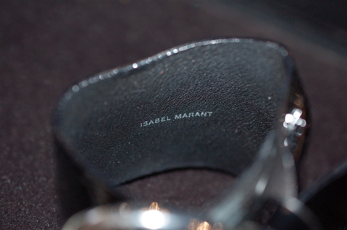 Black Patent Isabel Marant Bracelet, size O/S