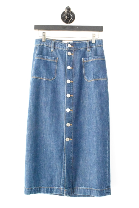 Dark Denim Frame Denim Skirt, size XS