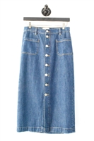 Dark Denim Frame Denim Skirt, size XS