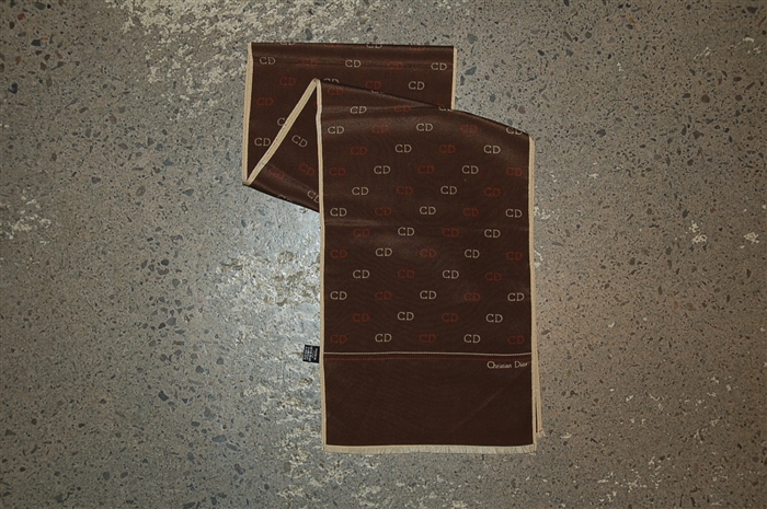 Chocolate Christian Dior - Vintage Scarf, size O/S