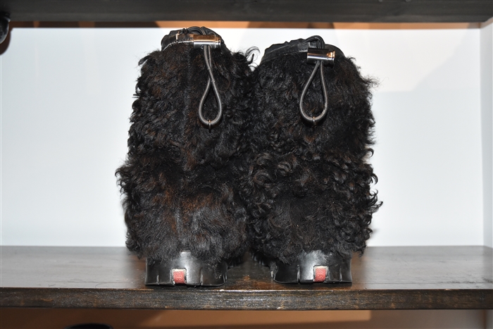 Basic Black Prada Boots, size 5