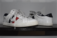 White Leather Moncler Sneaker, size 10