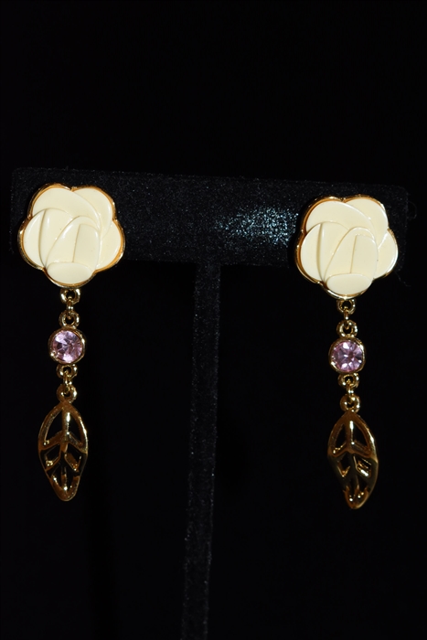 Gold Nina Ricci - Vintage Earrings, size O/S