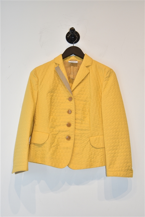 Soft Yellow Akris - Punto Blazer, size 8