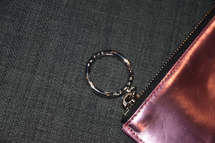 Metallic Pink Kenzo Clutch, size M
