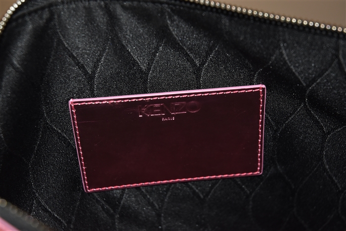 Metallic Pink Kenzo Clutch, size M