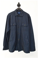 Marled Navy Eton Overshirt, size 2XL
