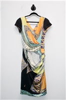 Patchwork Etro Sheath Dress, size 12