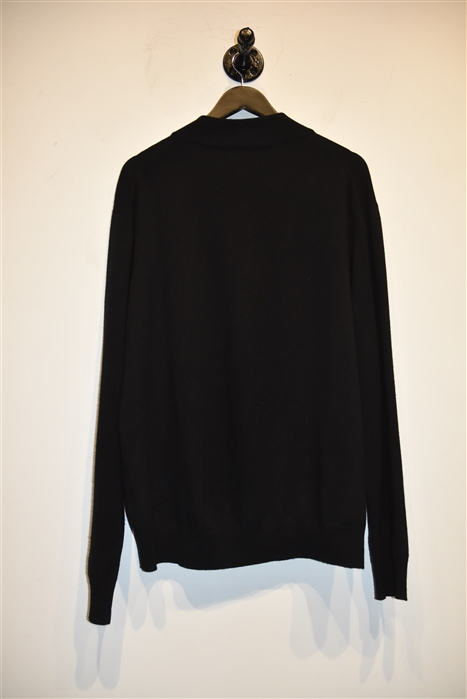 Basic Black Maurizio Baldassari Cashmere Sweater, size XL