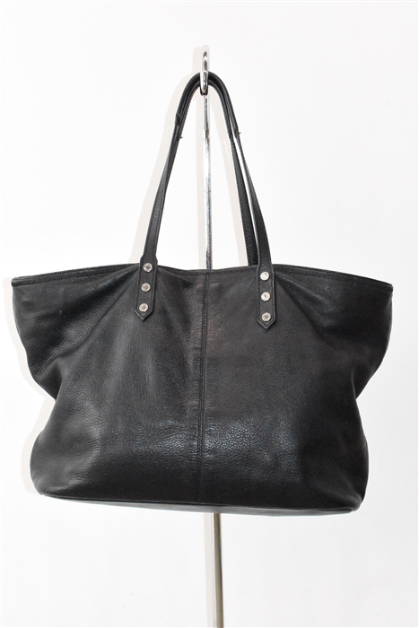 Black Leather Zadig & Voltaire Tote, size L
