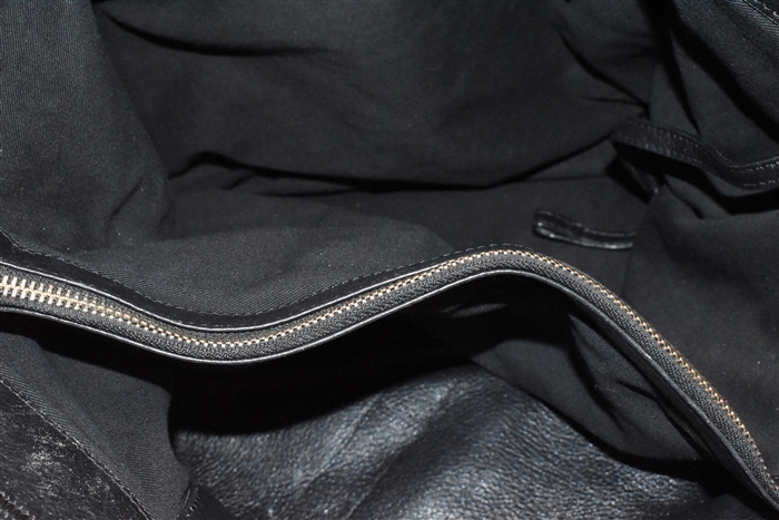 Black Leather Zadig & Voltaire Tote, size L
