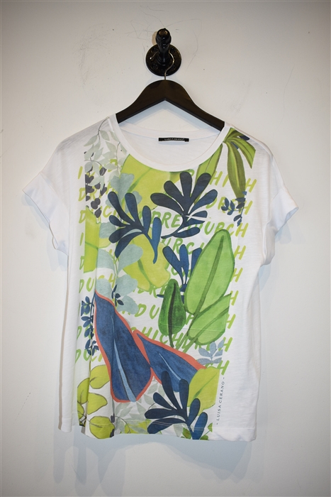 Floral Luisa Cerano Cap-Sleeve, size 6