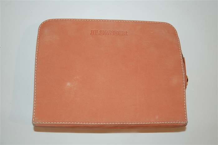 Peach Jil Sander Cosmetic Case, size S