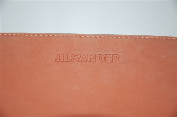 Peach Jil Sander Cosmetic Case, size S