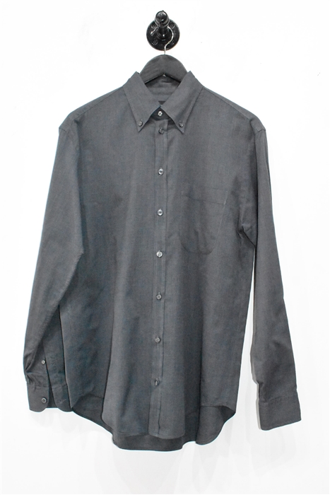 Dark Slate Giorgio Armani Button Shirt, size M