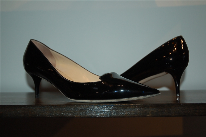 Black Patent Jimmy Choo Pumps, size 9