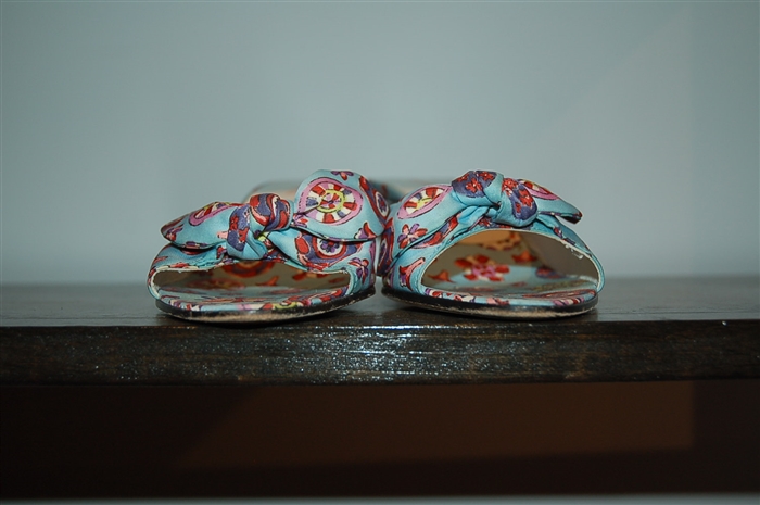 Floral Miu Miu Sandal, size 7.5