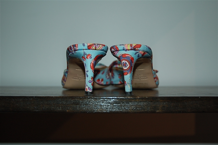 Floral Miu Miu Sandal, size 7.5