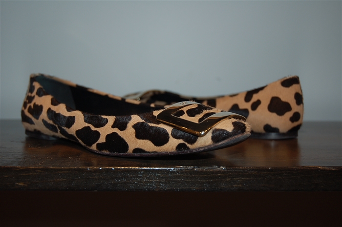 Animal Print Roger Vivier Ballet Flats, size 8.5