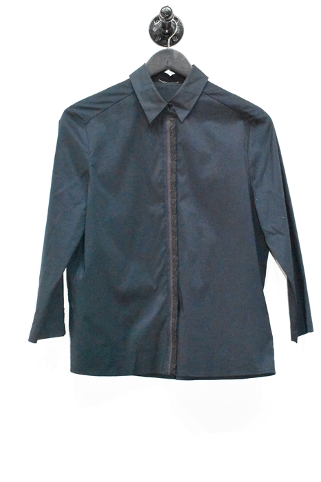 Navy Luisa Cerano Button Shirt, size 4