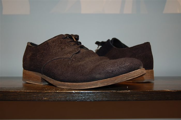 Black Suede All Saints Derby, size 10
