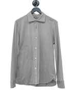 Chalky Brown Tom Ford Button Shirt, size M
