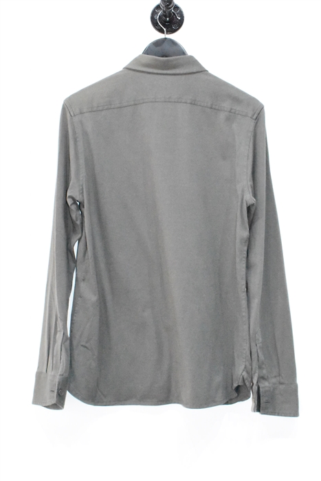 Chalky Brown Tom Ford Button Shirt, size M