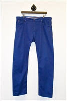 Royal Blue Isaia Denim, size 38
