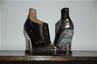 Black Leather Maison Margiela Ankle Boots, size 5