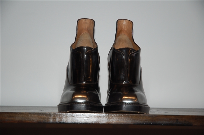 Black Leather Maison Margiela Ankle Boots, size 5