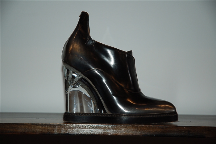 Black Leather Maison Margiela Ankle Boots, size 5