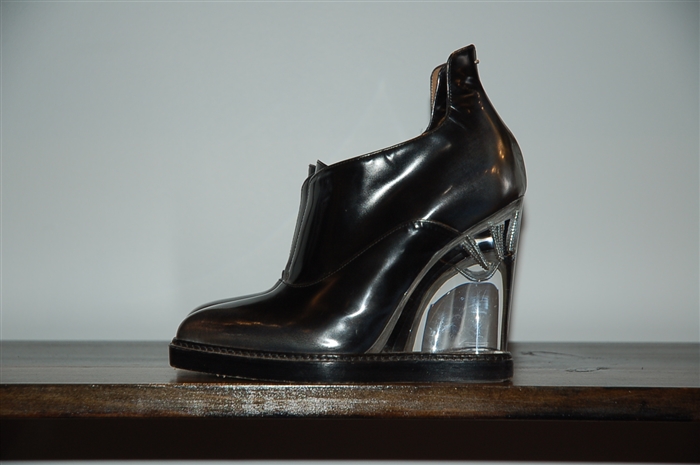 Black Leather Maison Margiela Ankle Boots, size 5