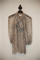 Snakeskin Zimmermann Blouse, size M
