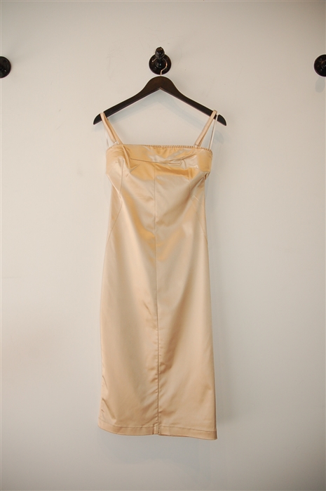 Champagne D&G - Dolce & Gabbana Body Con Dress, size S