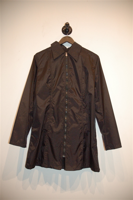 Basic Black Fendi - Vintage Rain Coat, size S