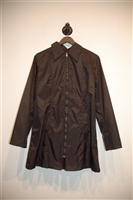 Basic Black Fendi - Vintage Rain Coat, size S