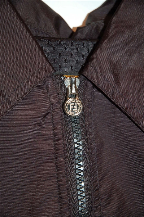 Basic Black Fendi - Vintage Rain Coat, size S