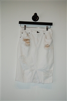 Bright White Rag & Bone Denim Skirt, size XS