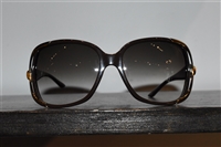 Dark Chocolate Dior Sunglasses, size O/S