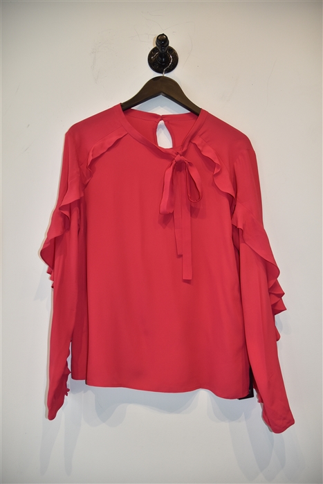 Hot Coral Seventy Blouse, size 8