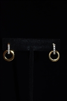 Gold Nina Ricci - Vintage Earrings, size O/S