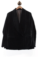 Navy Velvet De Petrillo Tuxedo Jacket, size 38