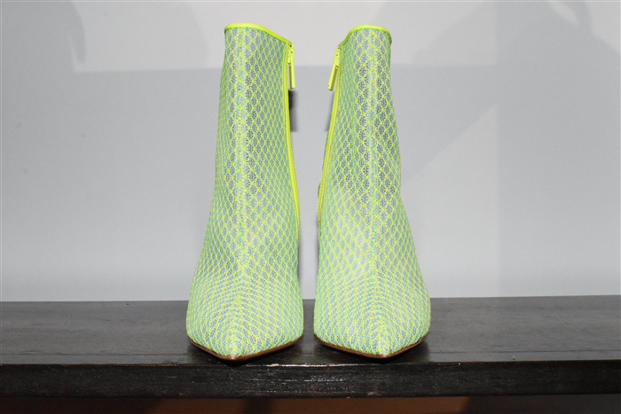 Neon Yellow Christian Louboutin Booties, size 6