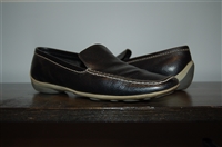 Black Leather Miu Miu Loafer, size 8