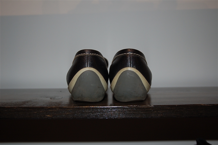 Black Leather Miu Miu Loafer, size 8