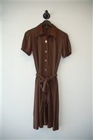 Chocolate Pink Tartan Shirt Dress, size S