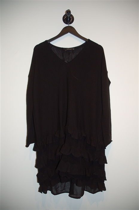 Basic Black Twin-Set Sweater Dress, size S