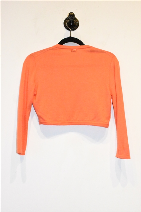 Salmon Oscar de la Renta Bolero, size S